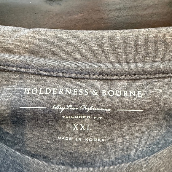 Holderness & Bourne Men's XXL The Betts Pullover Heathered Charcoal MSRP $135 - Picture 6 of 9